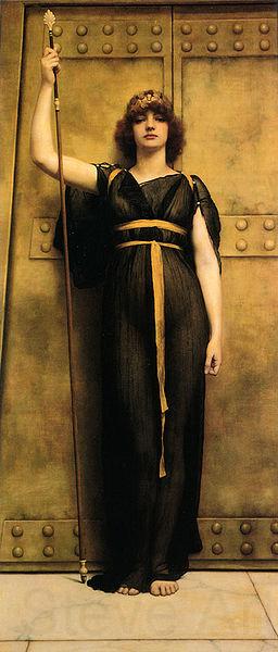 John William Godward A Priestess